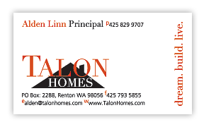 Business card design